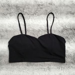 🖤 2/30$ 🖤 Black crope top , cami tops